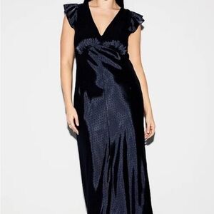 The Occasion by Old Navy Flutter-Sleeve Satin Maxi Dress